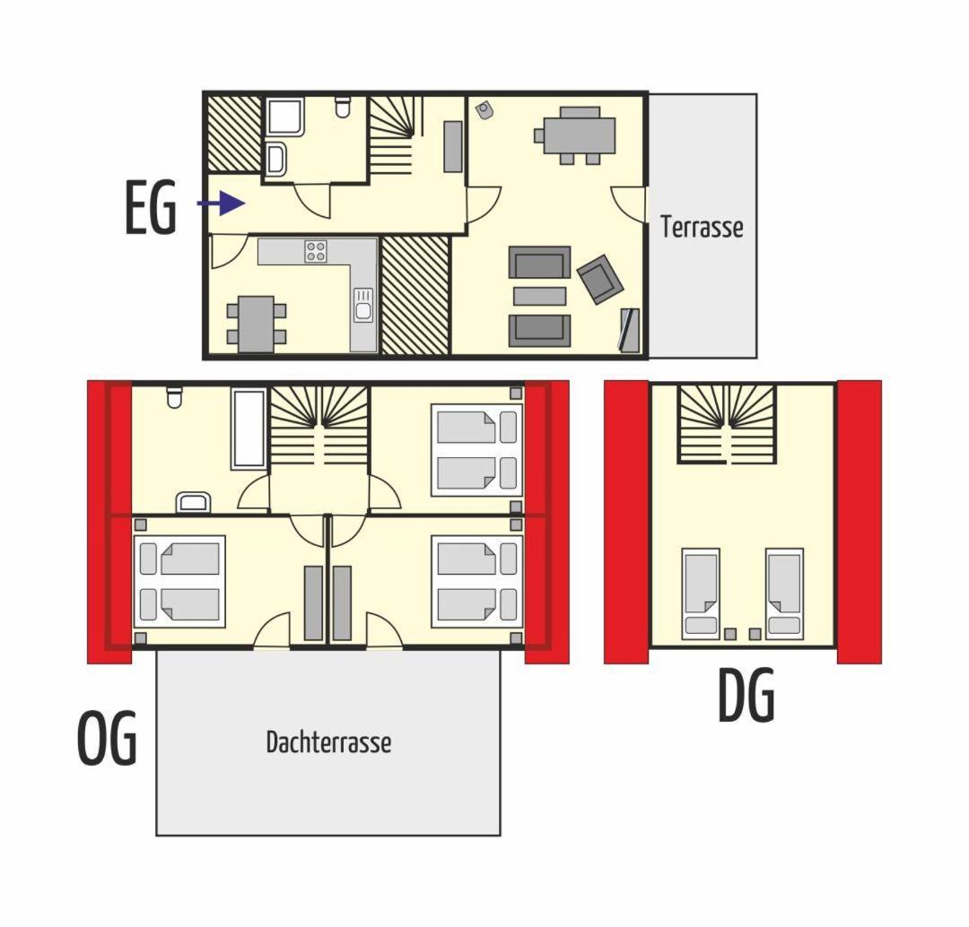 Haus Anne Villa Norddeich  Bagian luar foto